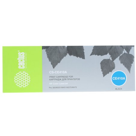 Картридж лазерный Cactus CS-CE410A черный (2200 стр.) для HP CLJ Pro 300 Color M351 /Pro 400 Color M451