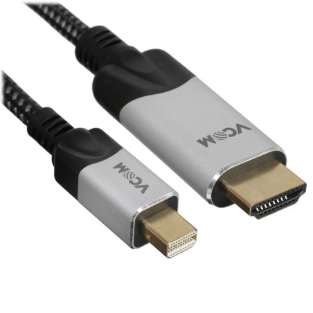 Кабель-переходник miniDisplayPort M-> HDMI M 4K@60Hz 1,5 м VCOM