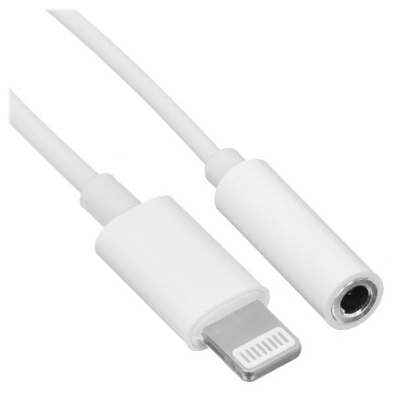 Переходник USB Cablexpert CCA-LM3.5F-01-W, Lightning/Jack3.5F, белый