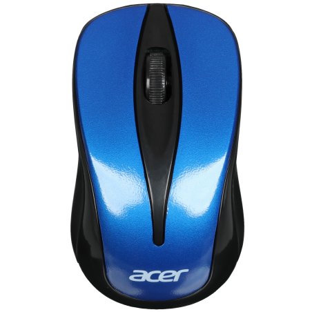 Мышь беспроводная Acer OMR132 синий/черный, 1000 dpi, радиоканал, USB, кнопки - 3