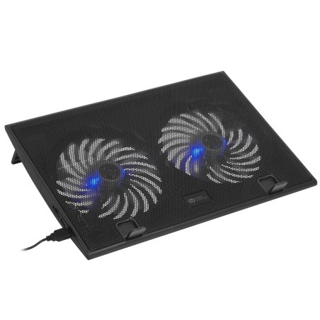 Подставка для ноутбука Digma D-NCP170-2H 17"290x270x25мм 2xUSB 2x 160ммFAN 700г черный