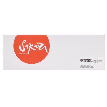 Картридж лазерный Sakura CB542A/716Y для HP Color LJ CM1312MFP/CP1215/CP1515/CP1518, Canon LBP5050, LBP5050n, MF8030Cn, MF8040Cn, MF8050Cn, MF8080Cw 1980B002 желтый, 1500 к.