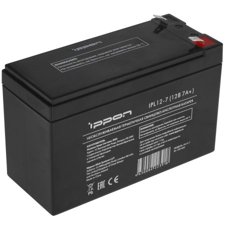 Батарея Ippon IPL12-7 12В 7А·ч