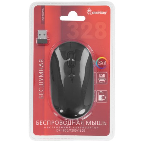 Мышь беспроводная Smartbuy (SBM328AGK) 328AG черный