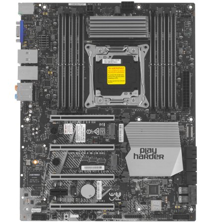 Материнская плата серверная Supermicro MBD-X11DPI-NT-B, LGA 3647, Intel C622, 16xDDR4 ECC/non-ECC, 1xM.2 PCIe 3.0 x4, 6xPCI-E 3.0 x16, 2x10Gb LAN, 4xUSB-A 3.2 Gen1, 2xUSB 2.0, 1xVGA, 1xDB9, E-ATX