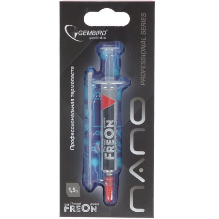 Термопаста Gembird FreOn Ultra GF-21-3 для радиаторов, 3гр, шприц