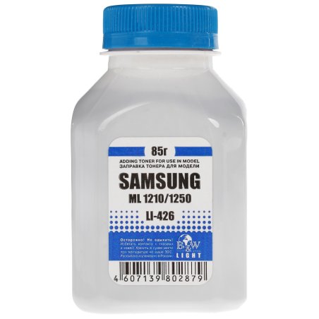 Тонер Samsung ML-1210/1520/1610/40/60/1710/2010/216x/SCX-4x00/3x00 (фл, 85г) B&W Light фас России