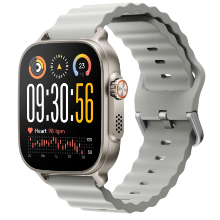 Смарт-часы Realme Watch 5 1.97" AMOLED корп.серебристый рем.серебристый (RMW2501)