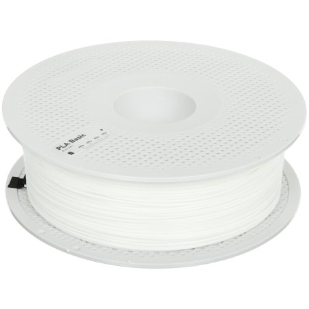 Пластик Bambu lab : PLA Basic plastic, color jade white, on reusable spool