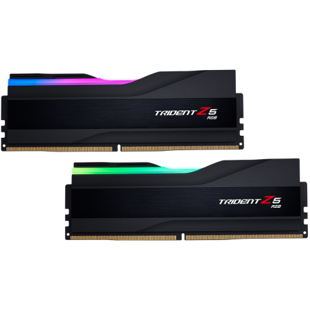 Оперативная память DDR5 G.SKILL TRIDENT Z5 RGb 32Gb (2x16Gb) 6000MHz CL30 (30-40-40-96) 1.35V / F5-6000J3040F16GX2-TZ5RK / Black