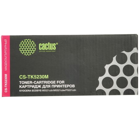 Картридж лазерный Cactus CS-TK5230M пурпурный (2600 стр.) для Kyocera Ecosys M5521cdn/M5521cdw/P5021cdn/P5021cdw