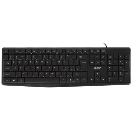 Клавиатура проводная Acer OKW121 (ZL.KBDEE.00B), USB, черный