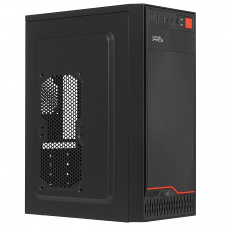 Компьютерный корпус KingPrice KPCC-MD201 черный без БП ATX 1x80мм 4x120мм 2xUSB 2.0 audio