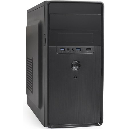 Компьютерный корпус Minitower ExeGate EX286439RUS BA-309U2-400W-8 (mATX, БП AA400 с вент. 8см, 1*USB+2*USB 3.0, HD аудио, чер)
