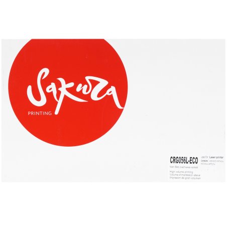 Картридж лазерный Sakura 056H ECO (3008C002) для Canon MF542x/MF543x/LBP325x, черный, 21000 к. ECO (чип без счетчика копий)