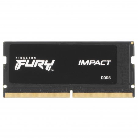 Оперативная память Kingston Fury Impact, DDR5, 16GB (1x16 GB), 5600 MHz, CL40, SO-DIMM