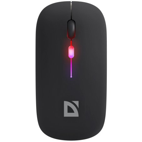Мышь беспроводная Defender Coda MB-261 черный, 1600 dpi, радиоканал, Bluetooth, USB, кнопки - 4