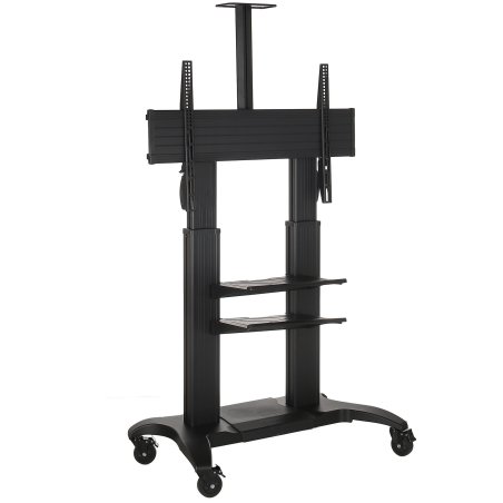 Стойка для телевизора с кронштейном ONKRON TS2811 60"-100", мобильная, черная