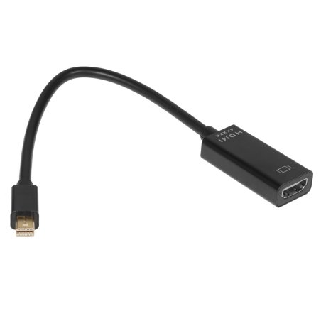 Переходник miniDisplayPort -> HDMI, Cablexpert A-mDPM-HDMIF4K-01, 4K, 20M/19F, кабель 15см, черный, пакет