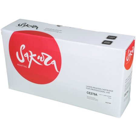 Картридж лазерный Sakura CE270A для HP LaserJet Enterprise M750xh, M750n, M750dn, CP5525xh, CP5525n, CP5525dn, черный, 13 000 к.