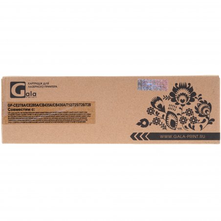 Картридж лазерный GalaPrint GP-CB435/436/CE285A/712/725 (тип CB435/436/CE285A/712/725) черный (2000 стр.) для HP P1005/P1006/P1007/P1008/P1505/P1505N/M1120/M1120N/M1522N/M1522NF/P1100/P1102/P1102W/M1130/M1132/1210/M1212nf/M1212nfw/M1217MF/Canon LBP-3010/3