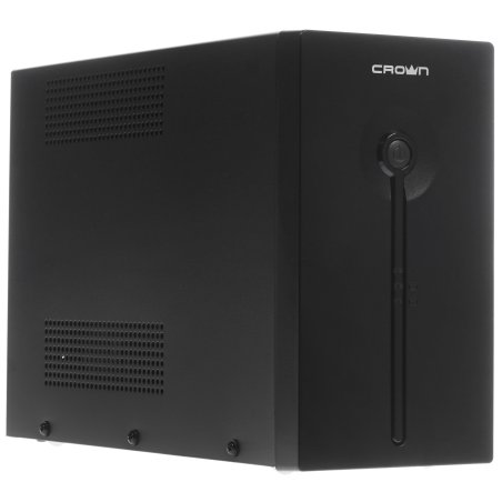 Источник бесперебойного питания CROWN ИБП CMU-SP800EURO 800VA, металл,1x12V/9AH, розетки 3*EURO+1*IEC bybas CM000001492