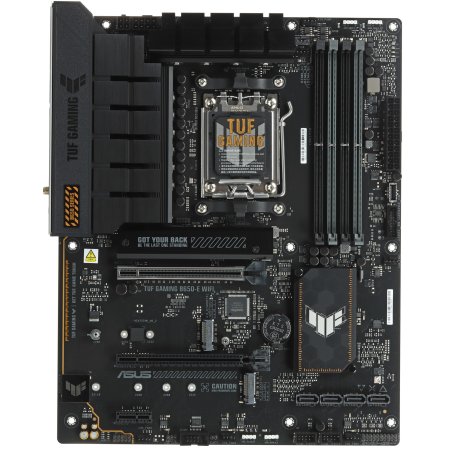 Материнская плата ASUS TUF GAMING B650-E WIFI, AM5, AMD B650, 4xDDR5, 4xSATA, 2xM.2, 1xPCI-E 4.0 x16, 2xPCI-E x1, 2xDP, 1xHDMI, 1x 2.5Gb LAN, 1xUSB-A 3.2 Gen 2, 2xUSB-A 3.2 Gen 1, 4xUSB-A 2.0, 1xUSB-C 3.2 Gen 2, 3x3.5 мм, 7.1, ATX