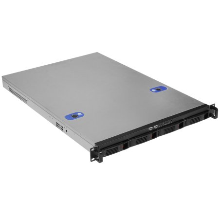 Серверный корпус ExeGate Pro 1U660-HS04 (RM 19", высота 1U, глубина 660, без БП, 4xHotSwap, USB)