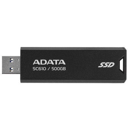 Внешний HDD ADATA 500Gb SC610 USB Type-A (550/500 Mb/s) metal case black (SC610-500G-CBK/RD)