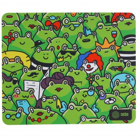 Коврик для мыши Cactus Frogs 300x250x3мм (CS-MPC-D09M)