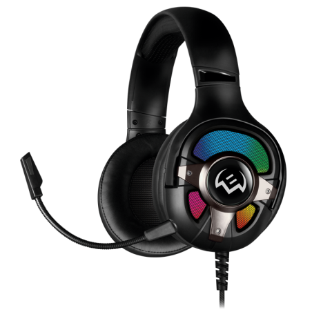 Наушники с микрофоном Sven AP-U1100MV черный 2.2м мониторные оголовье