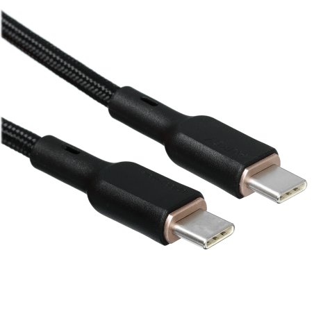 Кабель Aukey Nylon Braided 100w Kevlar 1m черный