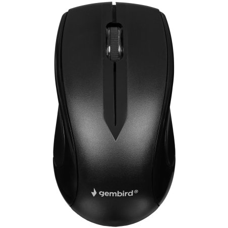 Мышь беспроводная Gembird MUSW-320 черный, 1000 dpi, радиоканал, USB, кнопки - 3