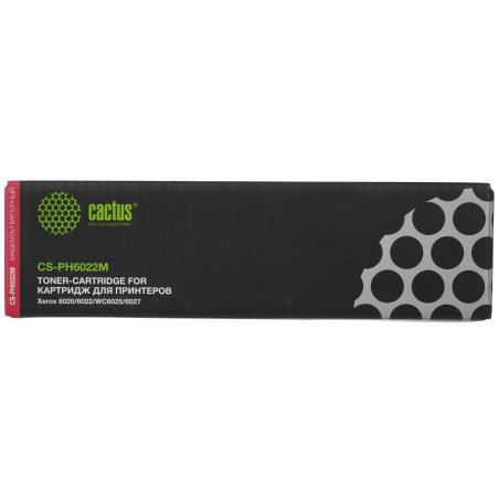 Картридж лазерный Cactus CS-PH6022M (106R02761) пурпурный (1000стр.) для Xerox Phaser 6020/6022/WC6025/6027