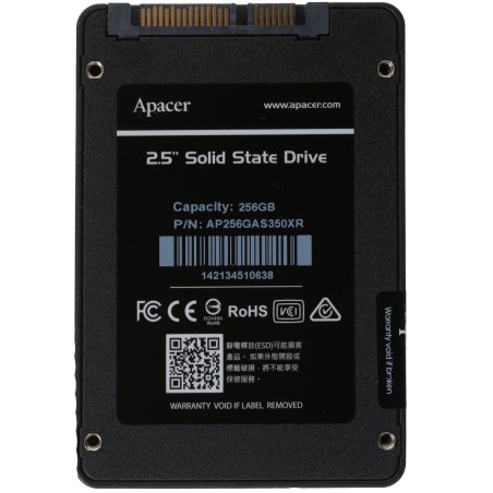 Накопитель SSD Apacer AS350X, 256Gb, 2.5", SATA III, R/W 560/540