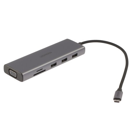 Док-станция Ugreen CM498-15375 Space Gray (15375)