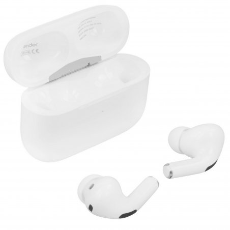 Наушники TWS Defender Apods белый, внутриканальные, Bluetooth, сенсорное управление, до 4 ч