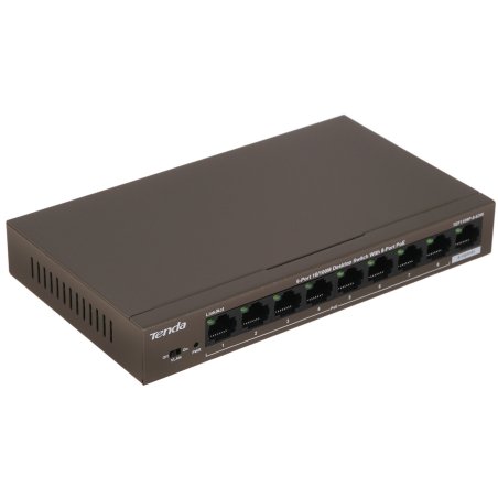 Коммутатор 9PORT 10/100M POE TEF1109P-8-63W Tenda