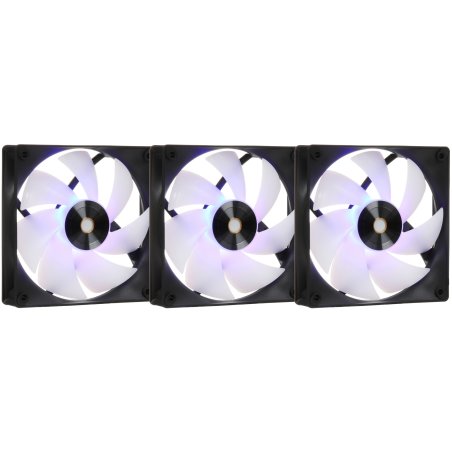 Комплект вентиляторов для корпуса Ocypus Delta F12 ARGb 3 IN 1 BK Delta-F12-BK3AM00X-GL черный 120мм 2000rpm 29db 4-pin