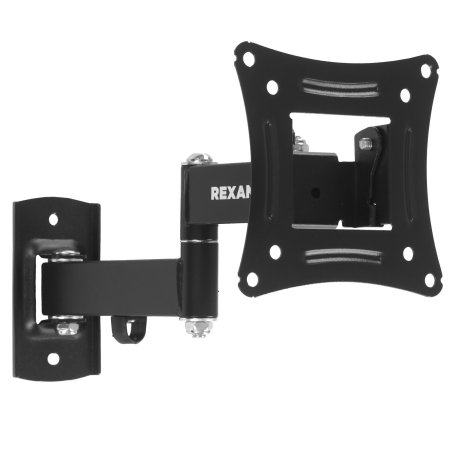 Кронштейн для телевизора Rexant 13"-37", наклонно-поворотный, 2 колена