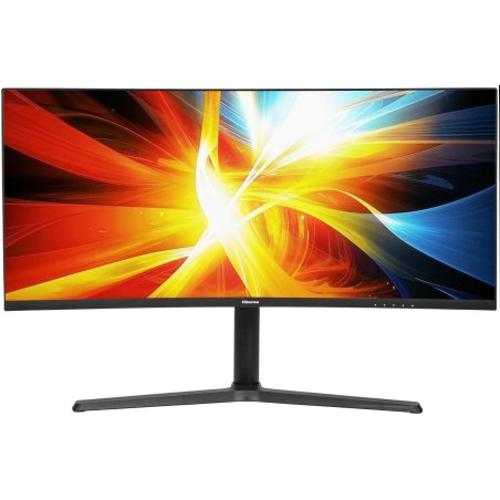 Монитор 34" Hisense 34G6K-PRO VA 3440x1440, 180 Гц, 1 мс, 21:9, 400 кд/м2, 2xHDMI, 1хDP, изогнутый, черный