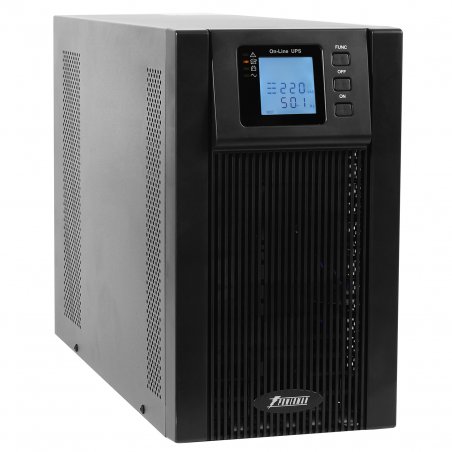Источник бесперебойного питания Powerman Online 3000VA/2400W, 220V, Tower, Out: 3xShuko, черный*Online3000