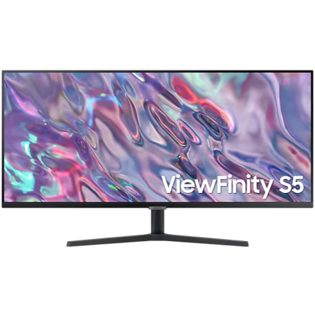 Монитор 34" Samsung ViewFinity S5 S34C500GAIXCI VA 3440x1440, 100 Гц, 5 мс, 21:9, 300 кд/м², 2xHDMI, 1xDP, черный
