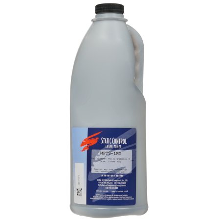 Тонер Static Control MPT9-1KG черный флакон 1000гр. для принтера HP LJ Pro PM401/ P2055/P3005/P3015