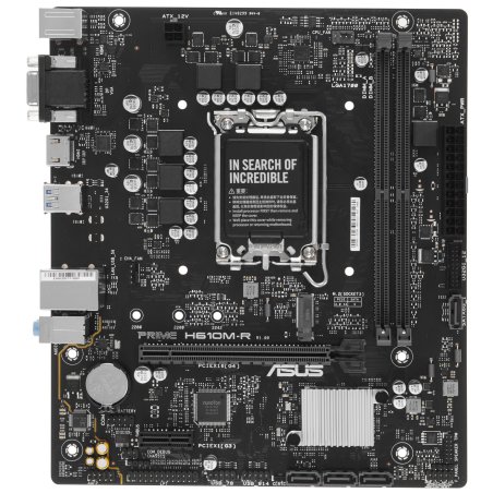 Материнская плата ASUS PRIME H610M-R-SI, LGA 1700, Intel H610, 2xDDR5, 4xSATA, 1xM.2, 1xPCIe 4.0 x16, 1x1Gb LAN, 2xUSB-A 2.0, 2xUSB-A 3.2 Gen 1, 1xVGA, 1xHDMI, 1xDP, 3x3.5 мм, 1xRS-232, 1xLPT, 7.1, mATX