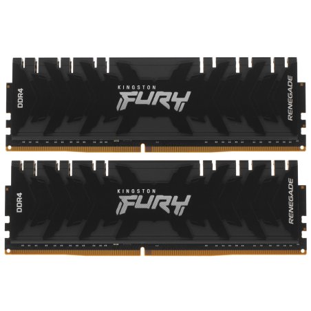 Оперативная память Kingston Fury Renegade RGB, DDR5, 24GB (1x24 GB), 7200 MHz, CL38, радиатор, RGB, серебристый