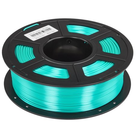 Филамент NVPrint Silk PLA+ Green для 3D печати диаметр 1.75мм длина 330 метров масса 1 кг