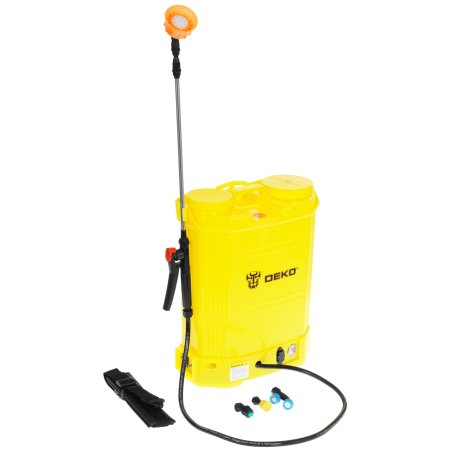 Опрыскиватель Deko DKSP10 16л желтый (065-0954)
