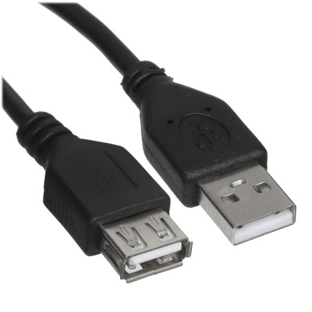 Кабель GoPower удлинитель USB2.0 (m)-USB (f) 1.5м ПВХ черный в пакете (1/200)