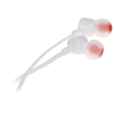 Наушники JBL Tune 110, 3.5 мм, внутриканальные, белый